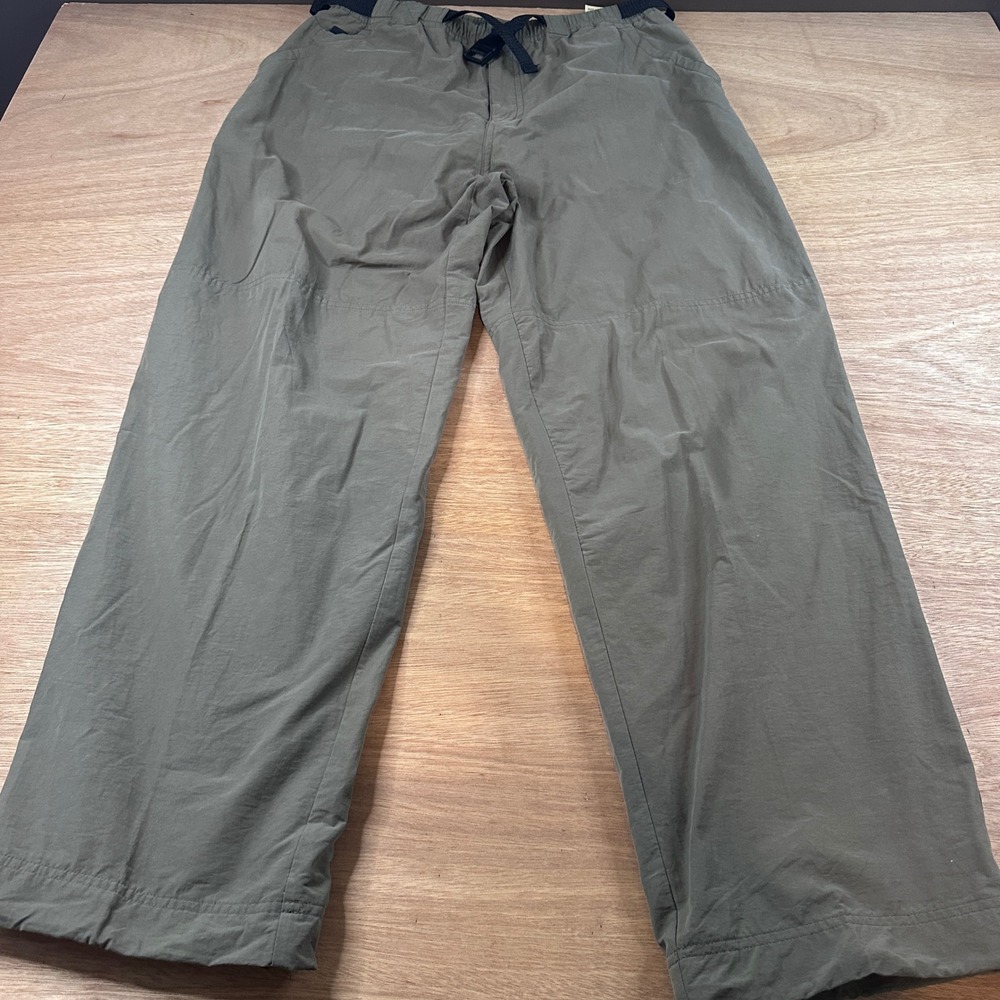 Outer Rim Mens Hiking Pants XL Olive Wide Leg Gorpcore Utility Trail NWT